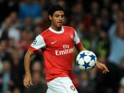 Especulan sobre la salida del jugador mexicano Carlos Vela del Arsenal. MEXSPORT  /