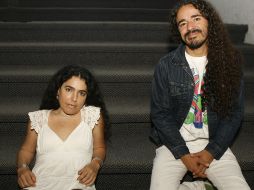 Estusha Grinberg y Rubén albarrán, líderes de Vakna Kobal y Hoppo!, respectivamente. M.FREYRÍA  /