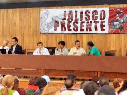 El “Foro Estatal sobre el Proyecto Alternativo de Nación” se realizó ayer en el auditorio del Sindicato de Telefonistas. A. HINOJOSA  /