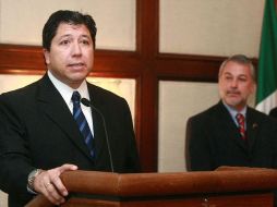 El secretario de la SEJ, Antonio Gloria Morales,  ofreció una cantidad a la UdeG acordada con el Gobierno del Estado. ARCHIVO  /