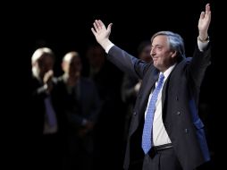 Kirchner fue internado desde las primeras horas del miércoles en una localidad al sur de Argentina. AP  /