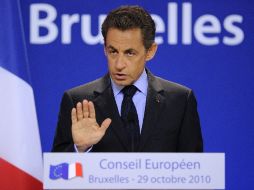 Sarkozy defendió las determinaciones jurídicas de su administración contra el uso del velo islámico. AFP  /