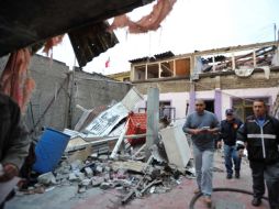 Al parecer la explosión se registró como consecuencia del almacenamiento clandestino de material pirotécnico. NTX  /