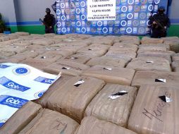 12.9 toneladas de marihuana halladas en Tijuana.EFE  /