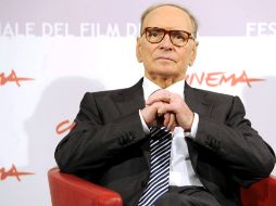 Ennio Morricone, de 81 años, fue recibido de forma cálida en el festival. EFE  /