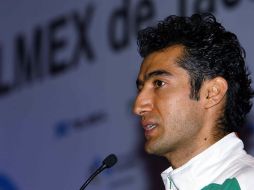 Guillermo Pérez, en la conferencia de prensa donde criticó a la Conade. MEXPORT  /