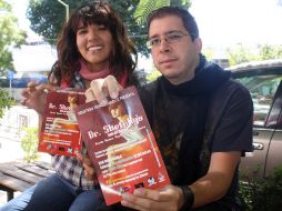 Mayra Hurtado y Ricardo Ruiz-Dana participan en la organización de la versión mexicana de Dr. Sketchy, en Guadalajara. A. HINOJOSA  /