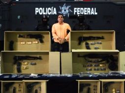 El presunto narcotraficante fue detenido en un operativo de la Policía Federal. EL UNIVERSAL  /