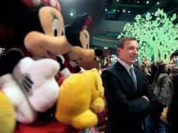 El presidente de Walt Disney en la inauguración de la tienda. AFP  /