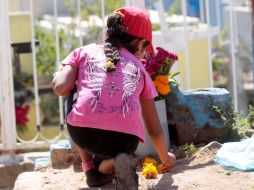 Estudiantes protestan por la pérdida de familiares y amigos debido al crimen organizado. EL INFORMADOR  /