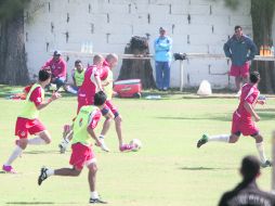 El equipo entrenó ayer en las instalaciones de Verde Valle, de cara al juego de mañana en el Tecnológico. ESPECIAL  /