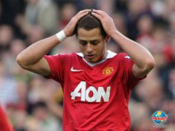 “Chicharito” fue convocado por el Manchester, pero se desconoce si será titular hoy ante Aston Villa. GETTY IMAGES SPORT  /