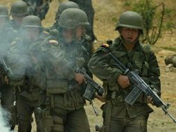 Las tropas oficiales de Colombia se enfrentaron contra Vladimir. AFP  /