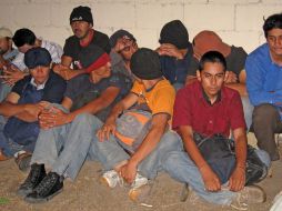 Aspecto de indocumentados ilegales tras un operativo en Chiapas, muy común por ser la principal ruta en su paso hacia EU. EFE  /
