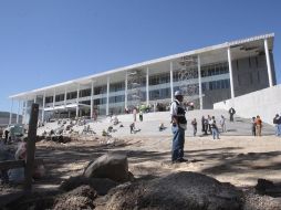 Aspecto de la Ciudad Judicial, con un avance físico del total de la obra de 82 por ciento. S. NÚÑEZ  /