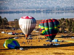 Exhibición de globos aerostáticos con la que el Gobierno del Distrito Federal dio a conocer el proyecto. EL UNIVERSAL  /