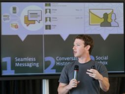 Mark Suckerberg hizo la presentación de las novedades en Facebook. AFP  /
