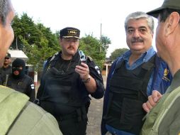 La policía de Guatemala capturó a los presuntos delincuentes mexicanos, en la ciudad de Salamá. AP  /