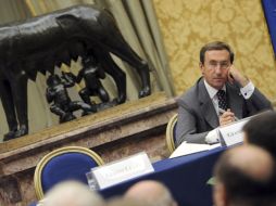 El presidente del Parlamento italiano, Gianfranco Fini. EFE  /