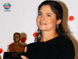 La golfista tapatía Lorena Ochoa recibió el reconocimiento  del ciudadano José Vasconcelos. JAMMEDIA  /