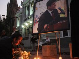 Lo recuerdan a un año de su muerte. A. HINOJOSA  /