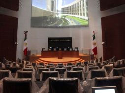 Aspecto de la nueva sede del Senado de la República. EL UNIVERSAL  /