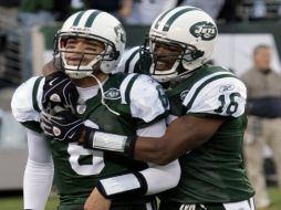 Mark Sánchez fue el autor del pase de touchdown que le dio la victoria a los Jets de Nueva York. AP  /