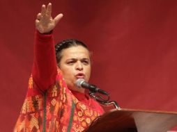 Paredes asistió a la toma de protesta al nuevo dirigente del PRI en Puebla. EL UNIVERSAL  /