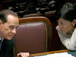 La ministra italiana de Igualdad de Oportunidades durante su llegada a la 67 edición del Festival de Cine de Venecia. EFE  /