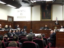 Los ministros dejaron pendiente la votación para el jueves. EL UNIVERSAL  /