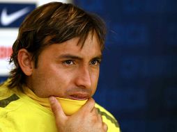 Armando Navarrete, portero suplente del Club América, calificó a Santos como un rival difícil. MEXSPORT  /