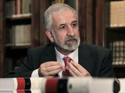 Salvador Gutiérrez es coordinador de la nueva Ortografía de la lengua española, que será publicada en 2011.EFE  /