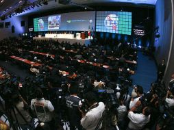 Durante la Conferencia de Plenipotenciarios de la Unión Internacional de Telecomunicaciones. S. NÚÑEZ  /