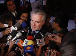 El senador Santiago Creel fue propuesto por su trayectoria y propuestas en temas como seguridad y narcotráfico. EL UNIVERSAL  /