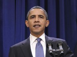 El presidente Obama hizo el anuncio en la Casa Blanca. AP  /