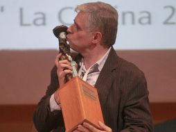 “El Fisgón” recibió La Catrina como un campeón del Mundial de Futbol. S. NÚÑEZ  /