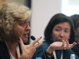 Mónica González, María Teresa Ronderos y Marcera Turati participaron en el Encuentro Internacional de Periodistas. A. CAMACHO  /
