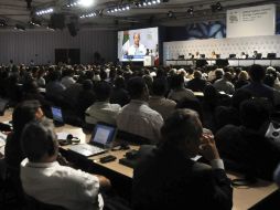 Cumbre sobre cambio climático en Cancún. EFE  /