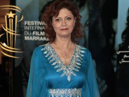 Susan Sarandon en la alfombra roja del festival de cine de Marraquech. REUTERS  /