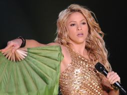 Shakira en su concierto en la ciudad de París el seis de diciembre. AFP  /