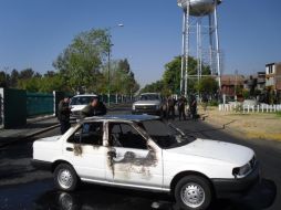 Presuntos delincuentes bloquearon las principales entradas y salidas a la capital michoacana. EL UNIVERSAL  /