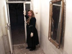 Press-TV difundió imágenes de Sakineh Mohammadi en su casa, aparentemente grabadas el domingo pasado. AFP  /