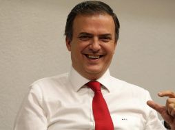 Marcelo Ebrard defiende la izquierda unida. ARCHIVO  /