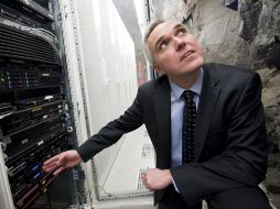 El jefe y fundador de Bahnhof, una de las empresas que hospedan a WikiLeaks en sus servidores, en Estocolmo. AFP  /