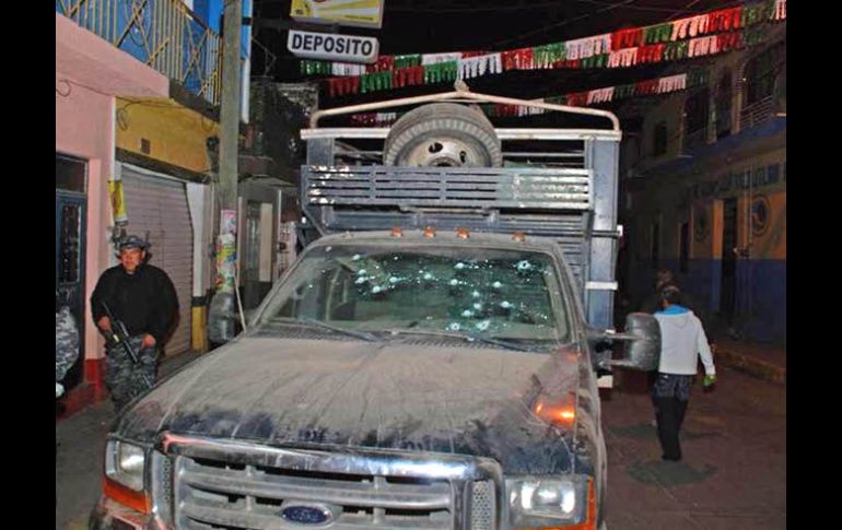 El pasado viernes se presentó un enfrentamiento entre grupos armados en el municipio de Tecalitlán. EL UNIVERSAL  /