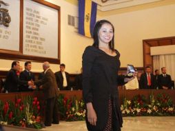 La gimnasta Rut Castillo fue una de las galardonadas. A. CAMACHO  /