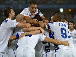Los jugadores de Inter de Milán coniguieron la victoria fácilmente en su choque ante Seongnam Ilhwa. MEXSPORT  /