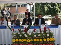 El acto académico se realizó en el patio central de la Academia de Policía y Vialidad del Estado. ESPECIAL  /