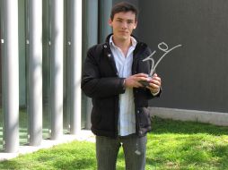 Eduardo Elías López, ganador del segundo lugar de CMIC Emprende. ESPECIAL  /