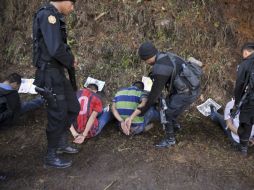Los cuatro detenidos fueron capturados en la periferia de Cobán. AP  /